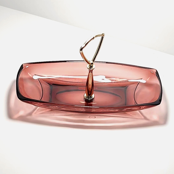 Vintage Glass Candy Dish (1960's) - Picture 9 of 10